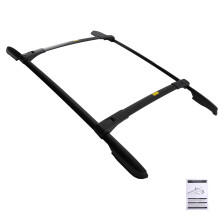 Black Roof Rails Roof Rack & Crossbars Cross Bars For Toyota RAV4 2012-2019