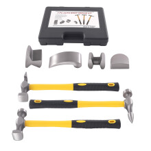 7 Piece Body Tool Kit Panel Hammer Dolly Beating Repair Set Steel