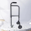 Adjustable Walking Aid Standing Walking Stick Handrail Castors Non-Slip Handle 3