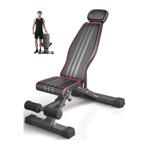 660LBS Weight Bench Adjustable Foldable Strength Training Full Body Workout Gym 2