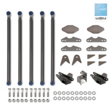 Universal Weld-On Parallel 4 Link Bar Kit  For Hot Rod Rat Truck Car Air Ride