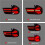 LED Tail Rear Light Left&Right Dynamic Signal Lamp For 2007 2008-2013 BMW X5 E70 9