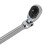1/4in 304mm Extra Reach Flex Ratchet for DIY Workshop 72 Tooth 5