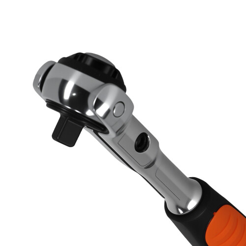1/4inch Swivel Head Socket Ratchet for Workshop Maintenance 72 Tooth CRV 2