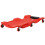 Mechanic Vehicle Creeper, Under-Car Rolling Crawler Board, with Headrest, Wheels, Red 2