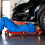 Mechanic Vehicle Creeper, Under-Car Rolling Crawler Board, with Headrest, Wheels, Red 3