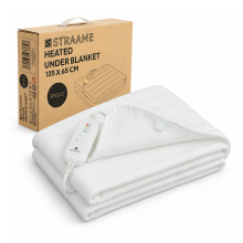 Straame Heated Blanket Electric Blanket Double Underblanket 135 x 120 cm