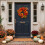 Homescapes Artificial Chrysanthemum & Pumpkin Wreath Autumnal 3