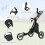 Costway 3 Wheel Golf Push Cart Quick Folding Golf Walking Golf Bag Holder 8