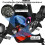 Costway 3 Wheel Golf Push Cart Quick Folding Golf Walking Golf Bag Holder 9