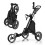 Costway 3 Wheel Golf Push Cart Quick Folding Golf Walking Golf Bag Holder 2