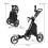 Costway 3 Wheel Golf Push Cart Quick Folding Golf Walking Golf Bag Holder 3