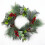 Homescapes Artificial Frosted Pinecone Wreath, Winter Snow 1