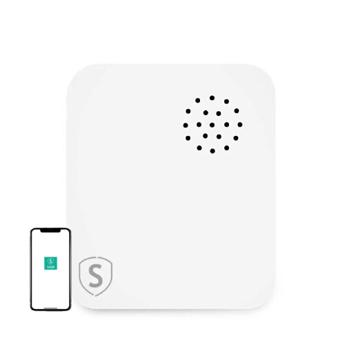 Sensor de vibración Smart Home WiFi - Blanco