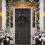 Homescapes Artificial Frosted Pinecone Wreath, Winter Snow 4