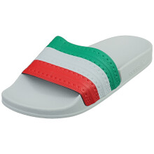 (43 1/3) adidas ADILETTE Slide Sandals in Weiß Multicolor für Damen und Herren