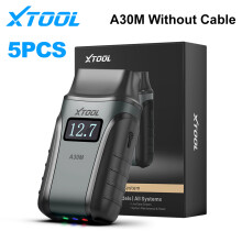 XTOOL A30M OBD2 Bluetooth Diagnosegerät, Kfz-Scanner mit 26 Reset-Funktionen, 5PCS ohne Kabel