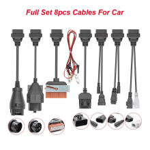 Auto-Kabelset, 8er-Set Diagnosekabel für LKW und PKW, OBD2 Stecker Adapter