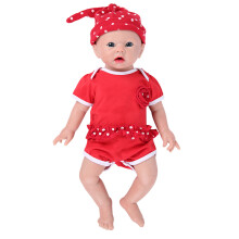 IVITA muñeca bebé reborn de silicona líquida de platino, niña de 48cm (19 inch), realista pintada a mano