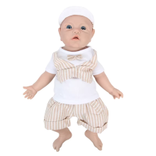 IVITA muñeca bebé reborn de silicona completa, realista pintada a mano, niño 43cm (16.92inch)