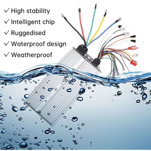 48V 52V 60V 72V 84V 5000W 80A E-Bicycle Controller Brushless Motor Tricycle Controller for E-Scooter Motorcycle 2