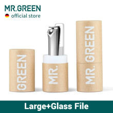 MR.GREEN cortauñas de acero inoxidable, diseño minimalista, herramientas de manicura