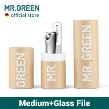 MR.GREEN cortauñas de acero inoxidable, diseño minimalista, herramientas de manicura