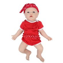 IVITA Muñeca Bebé Reborn de silicona líquida de platino, niña de 43cm (16.92inch), pintada a mano