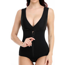 Damen Body Formend Schlankmachend Modellierend Unterwäsche Schwarz S — body damen figurformend, shapewear body
