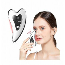 Gua Sha Facial Tools - Electric Gua Sha - Face Sculpting Tool - Face Lift Device - Heated & Vibration & Red Light Face Massager Anti-aging & Wrinkles