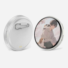 Badge elettronico Smart BT, album fai da te, lettore video con schermo HD da 1,7 pollici, spilla con Bluetooth per video e foto.