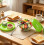 Salad container with dressing container Multi-Compartment Tray for Food Separation. Modern aesthetic kitchen-gadget 4