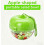 Salad container with dressing container Multi-Compartment Tray for Food Separation. Modern aesthetic kitchen-gadget 5