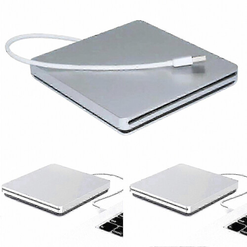 Για Apple Macbook Pro Air Mac PC Laptop USB Εξωτερική υποδοχή USB σε μονάδα εγγραφής CD / DVD
