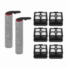 8PCS Replacement Parts Compatible with Dreame H15 Pro Heat Wet Dry Vacuum Cleaner Soft Brush, Main Brush, Vacuum Filter & HEPA Filter
