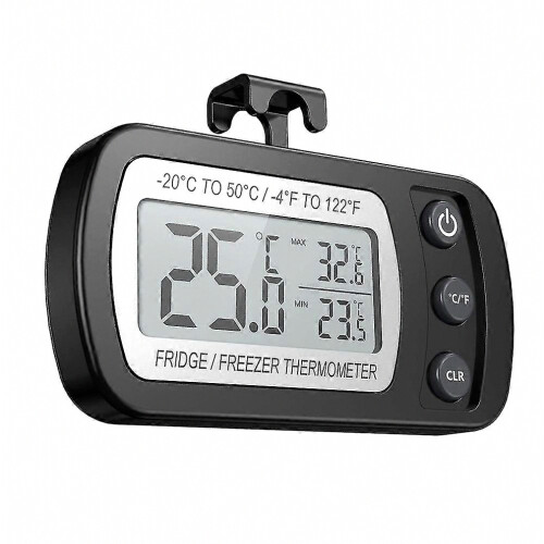 Refrigerato Digital Freezer/fridge Thermometer With Hook Lcd Display 1