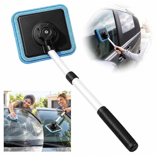 Magnetic Windshield Cleaning Kit – Telescopic Double Sided – for Auto Glass 1