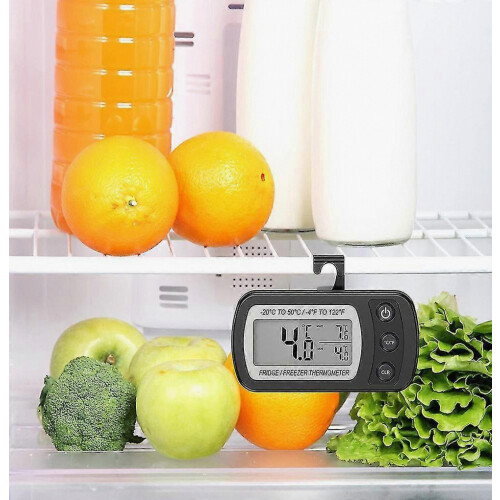 Refrigerato Digital Freezer/fridge Thermometer With Hook Lcd Display 2