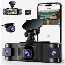 720p Fahrzeugrekorder, 4-Kanal HD 1080P Fahrzeug-Dashcam mit Vier-Wege-Objektiv für Autos