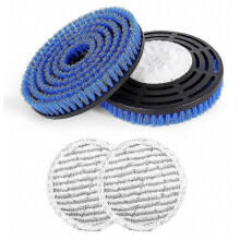 Για σφουγγαρίστρα Shark Steam and Scrub Mop S7000, S7001, S7201, S8001, σειρά S8201 2 κεφαλές βουρτσίσματος +