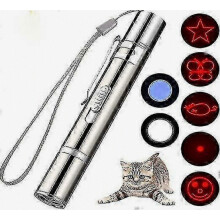 Giocattolo laser per gatti, puntatore laser ricaricabile per gatti, giocattoli interattivi per gatti da interno, puntatore laser per gatti