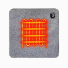 Zimný elektrický vyhrievaný sedací vankúš, napájaný 3 teplotnými hrejivými podložkami pre kanceláriu vonku
