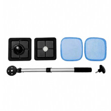Magnetic Windshield Cleaning Kit – Telescopic Double Sided – for Auto Glass