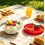 Salad container with dressing container Multi-Compartment Tray for Food Separation. Modern aesthetic kitchen-gadget 3