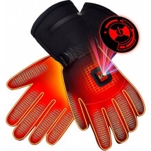 Electric Heated Gloves For Men And Women, Winter Thermal Gloves With 3 Heating For Cycling Motorcycling Skii Outdoor