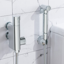 Bidet Douche & Mini Thermostatic Bar Valve with Spray Kit