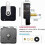 Wall Clock Movement For Quartz Clock With Walnut Wood And Long Hands_usmddsa 2
