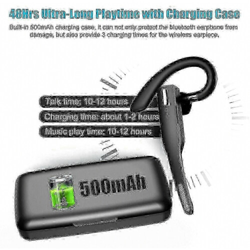 Ασύρματα ακουστικά Bluetooth 5.1 για Trucker με διπλό μικρόφωνο και ακύρωση θορύβου 2