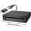 Portable External CD Player USB Plug & Play for Car Laptop Desktop TV Computer, Compact Lightweight CD Player with Adapter, ABS Construction 3