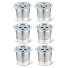 Wiederverwendbare Kaffeekapseln Aus Edelstahl für die für Dual Brew Kaffeemaschine (6er-Packung K-Cups)